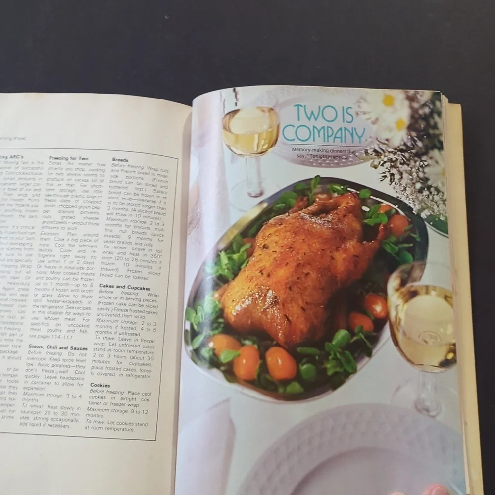 2 Cookbooks All American Cooking 1997 Betty Crocker’s Dinner for Two 1983